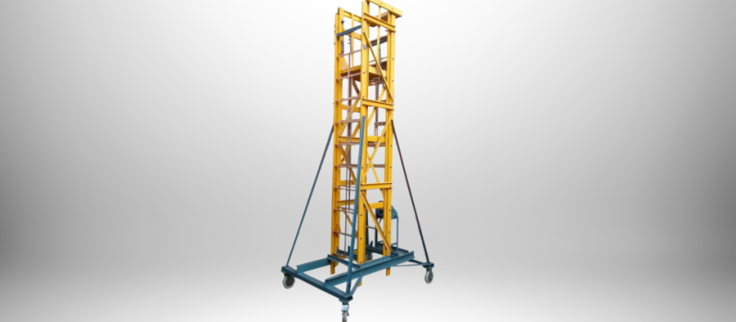 FRP GRP Movable Telescopic Trolley Ladder 1 980x510 1